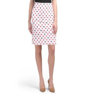 NWT Nine West polka dot pencil skirt size 12